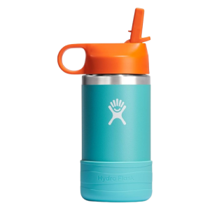 Hydro Flask Kids Water Bottle for School 12 Oz in Seaspray Blue