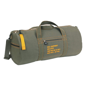 Rothco Heavyweight Canvas Duffle Bag Durable Military Style Travel and Gym Gear Bag for Clothing Equipment and Storage