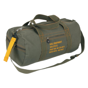 Rothco Canvas Equipment Duffle Bag Heavyweight Cotton Canvas Travel and Gym Gear Bag for Clothing Equipment and Storage