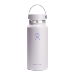 Hydro Flask Insulated Stainless Steel Water Bottle 32 Oz Cloud Pink with Wide Mouth Flex Lid Leakproof