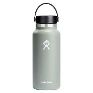 Hydro Flask Insulated Stainless Steel Water Bottle 32 Oz Agave with Wide Mouth Flex Lid Leakproof