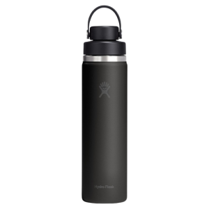 Hydro Flask 24 oz Water Bottle with Wide Mouth Flex Chug Lid - Insulated Stainless Steel Tonal Black