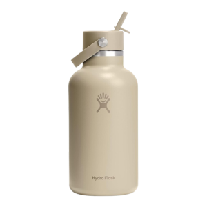 Hydro Flask 64 oz Insulated Water Bottle with Flex Straw Lid Tonal Oat