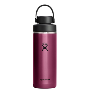 Hydro Flask 16 oz Lightweight Insulated Water Bottle with Flex Chug Cap Garnet Red