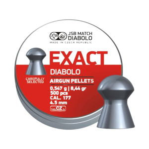 JSB Exact .177 Cal Domed Air Gun Pellets 8.44 Grain 500 Count 4.53mm