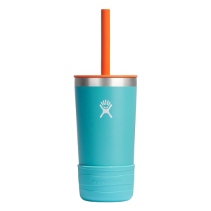 Hydro Flask Kids 12 oz Insulated Tumbler with Straw Seaspray Blue