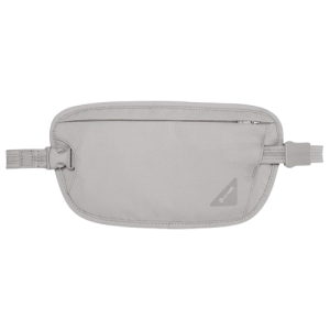 Pacsafe Coversafe X100 RFID Blocking Waist Wallet - Anti-Theft Travel Money Belt - Neutral Grey