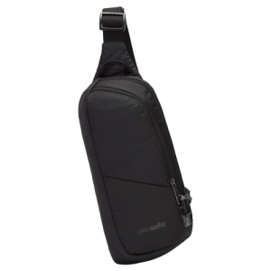 Pacsafe Vibe 150 Anti-Theft Sling Pack - 2.5L RFID Blocking Crossbody Travel Bag - Jet Black